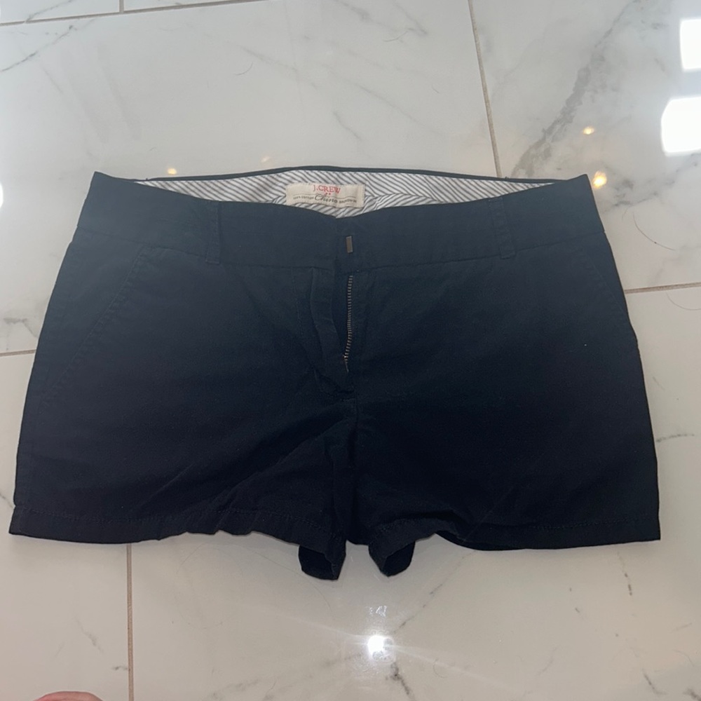 Black J Crew Chino Shorts
